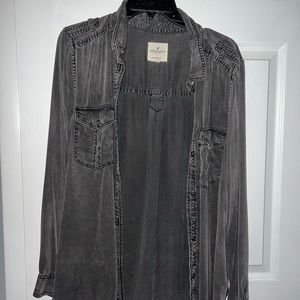 American Eagle button up shirt jacket
